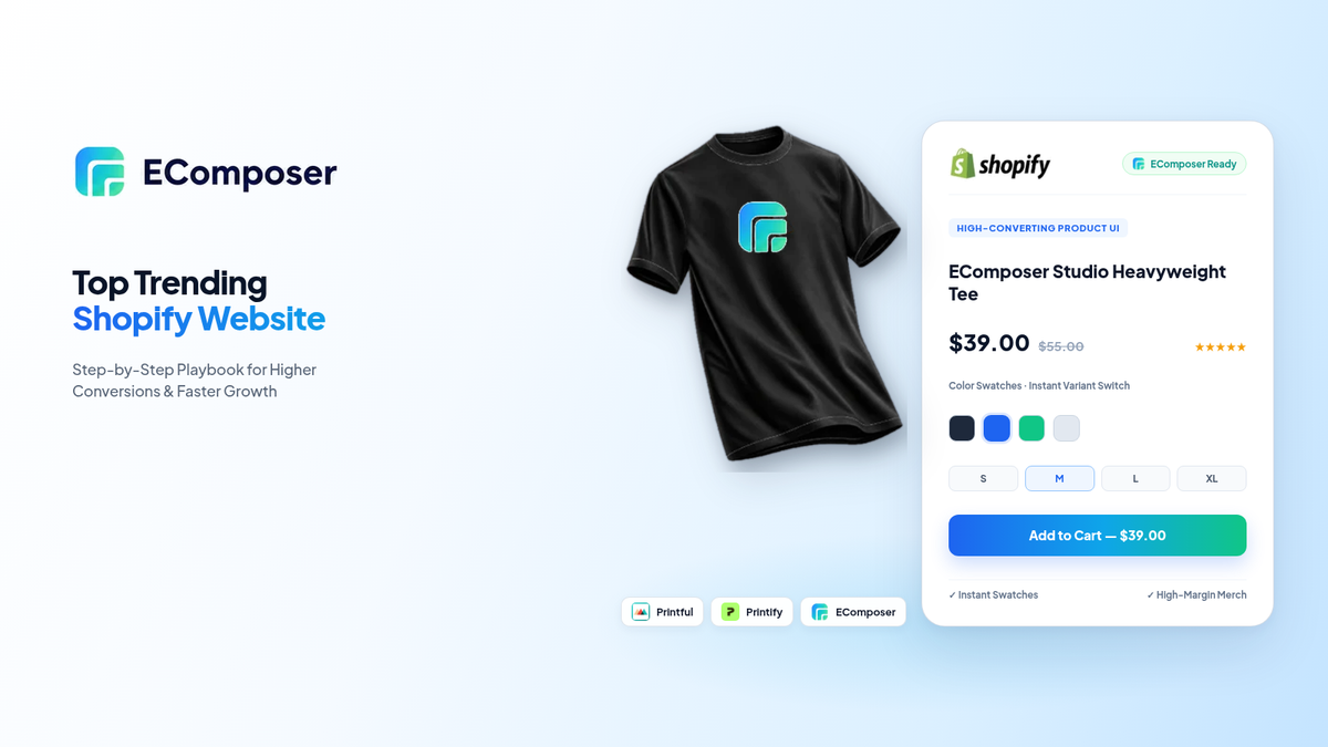 Top Trending Shopify Website Design Ideas for eCommerce in 2026 - EComposer Guide