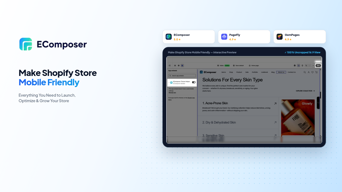 How to Make Shopify Store Mobile Friendly: Mobile Optimization Guide! - EComposer Guide