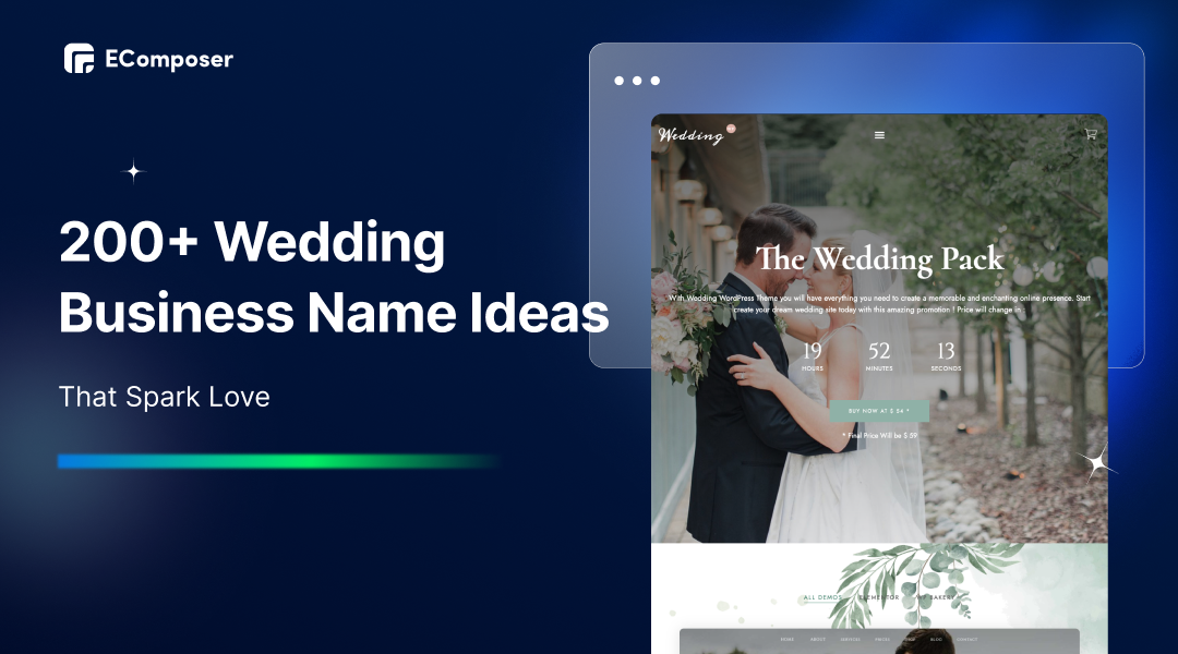 200+ Wedding Business Name Ideas That Spark Love in 2026
